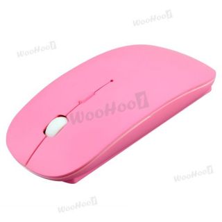 GHz 1600dpi Funk Maus Funkmaus Mouse + USB Dongle Pink