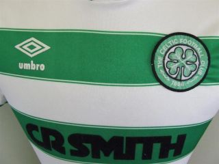 Vintage Shirt Celtic Glasgow 1985/87 (S 34/36) Home Umbro Jersey