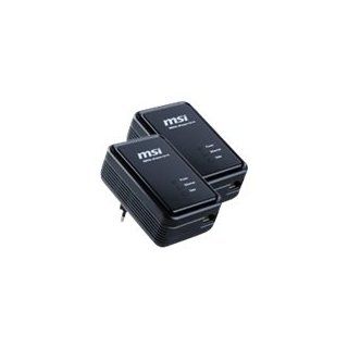 MSI ePower 1000HD Kit Fast Ethernet Adapter schwarz: 