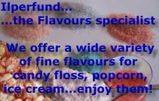 Candy Floss sugar colour/flavour & 50 wooden sticks