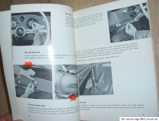ENGLISH Manual VW Karmann Ghia  Typ 141959 orig Betriebsanleitung