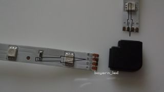 1x L Verbinder 90 Grad Winkel Eckstück für 10mm LED Streifen RGB SMD
