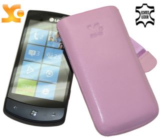 LG E906   Etui Case Bag Tasche Ledertasche Handytasche ROSA