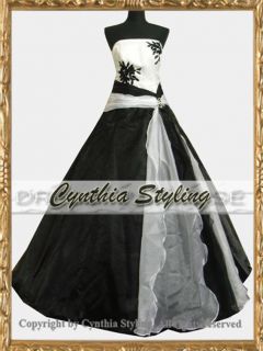 Ballkleid Abendkleid Braut Gr.34 56 n.Maße Farbewählbar