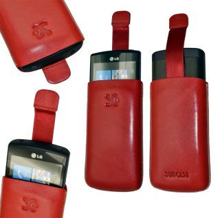 Original SunCase Etui Tasche Case für LG E900 Optimus 7