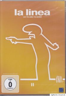 DVD   LA LINEA 2 / OSVALDO CAVANDOLI   KULT ZEICHENTRICK (NEU&OVP
