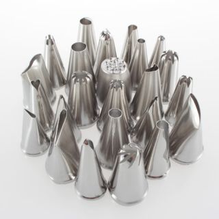 hot 24 PCS Icing Piping Nozzles Pastry Tips CUP Cake Decorating