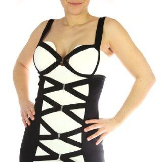 Sexy Designer Kim Kardashian Korsettkleid Bandage Dress schwarz
