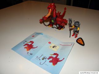 Playmobil Nr.3327   Roter Drache mit Ritter