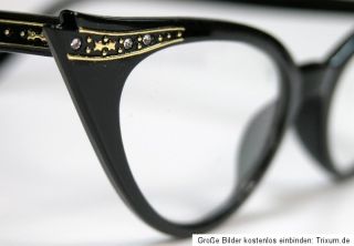 Cat Eye Sonnenbrille 50er 60er Jahre Pinup Style zu Kleid o.Petticoat