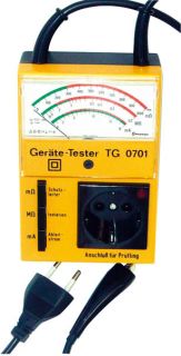 GMW Analog Geräte Tester TG 0701   handliches Prüfgerät nach DIN