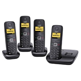 GIGASET AS320 QUATTRO DECT TELEFON MIT AB 4 MOBILTEILE FRUHER SIEMENS