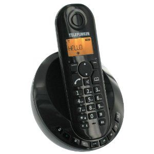 Telefunken Peps 251 Schnurloses, strahlungsarmes DECT Telefon schwarz