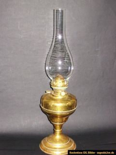alte Petroleumlampe, MARQUE DEPOSEE * L&B * Messing, Groß 48cm