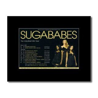 SUGABABES Greatest Hits Tour 2007 305x254mm Matted Music Print/Mini