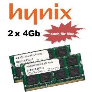 8GB Dual Channel Kit HYNIX original 2 x 4 GB 204 pin 