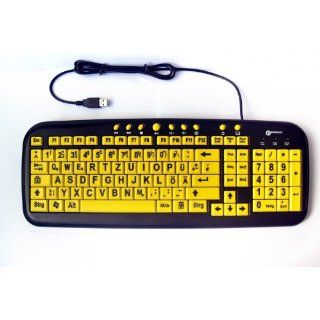 Accuratus 260 Tastatur für Sehbehinderte (USB Anschluss, volle