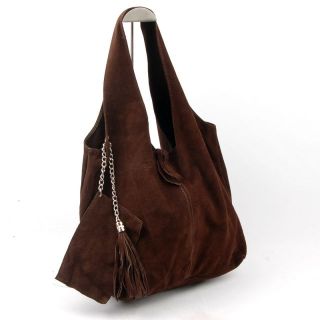 Wildleder Handtasche Damentasche Tasche LTA006AA0 NEU Made in Italy