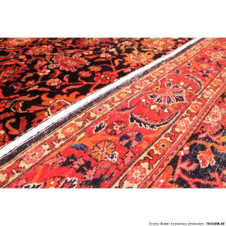 Antik Handgeknüpfter Perser Palast Teppich Saruk Mahal Iran Tappeto