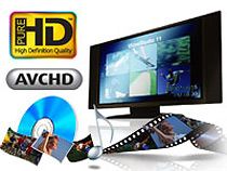 HD Unterstützung für AVCHD  und HDV Camcorder, für HD DVD und H.264