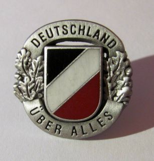 PIN DEUTSCHLAND ÜBER ALLES   schwarz weiß rot***P 353*** NEU NEU