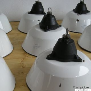St. Emaille Fabriklampen, Industrielampe Loft Bauhaus Lampe lamp