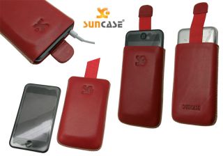 SunCase* Etui Tasche Case für iPod Touch 32 GB in ROT