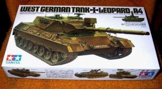 german Kampfpanzer Panzer BW Bundeswehr Leopard 1A4 135 Tamiya Neu