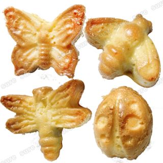 Silikon Backform Muffinform Muffin Kuchen Insekt Motive Schmetterling