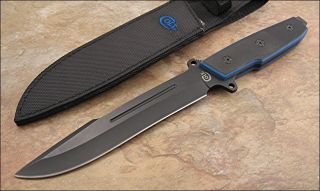 Colt Giant G10 Full Tang Black Tactical Bowie Knife NEW