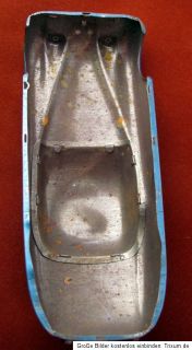 Original Distler Porsche Blech Auto mit Batteriefach Dachbodenfund
