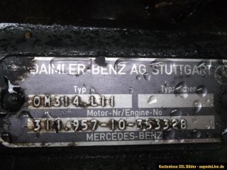 Motor OM 352 für Unimog MB Trac, Boot, Lkw, Mähdrescher 84 PS
