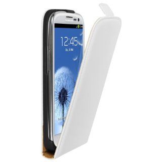 mumbi PREMIUM ECHT Leder Flip Case Samsung Galaxy S3: 