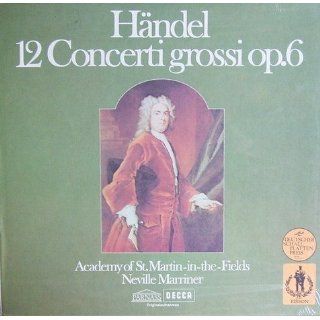 Händel 12 Concerti grossi op. 6 [Vinyl Schallplatte] [3 LP Box Set
