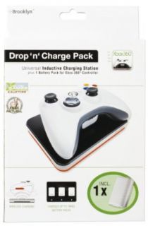 Xbox 360 drop`n charge Pack white Games