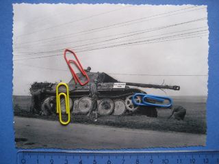 Foto/Photo 354,Panzer,Tank, WW2, Panther, Panzerbrigade 106, captured