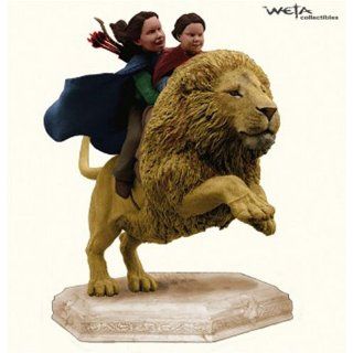 Narnia Mädchen auf Aslan   Statue Spielzeug