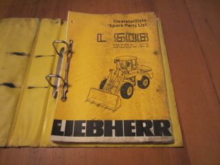 Parts Catalog für Liebherr Radlader L 506 ab Serie 371/101