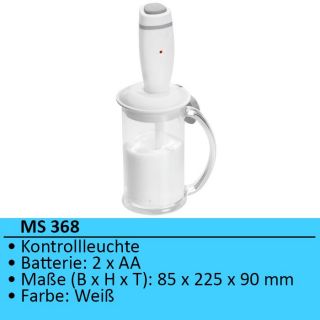 NEU Design Milchaufschäumer Milchschäumer Bomann MS 368