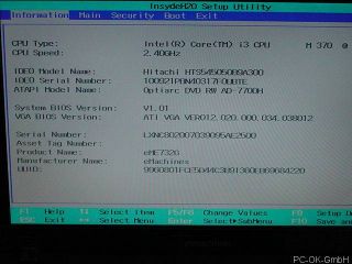 Acer eMachines E732G 374G50Mnkk Notebook Core i3 370M 2x 2.40GHz HD