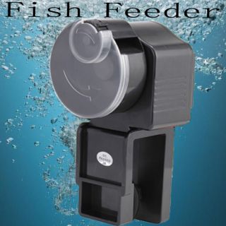 NEU Aquarium digital Futterautomat Fischfutter Futter Automat 12/24h