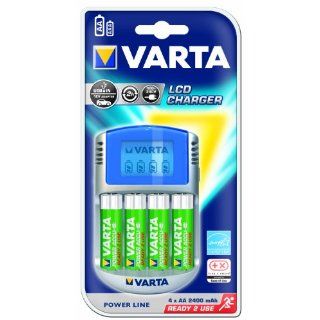 Varta Power Play LCD Charger m. 4 AA Professional 