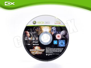 Xbox 360 Spiel MORTAL KOMBAT vs DC UNIVERSE Helden Kampfspiel DEUTSCH