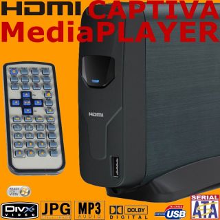 CAPTIVA HDMI Media Player MULTIMEDIA Festplatte GEHÄUSE