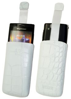 SunCase Etui Tasche Ledertasche für Ericsson Xperia Arc