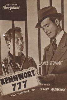 KENNWORT 777 (IFB 380, 49)   JAMES STEWART / FILM NOIR