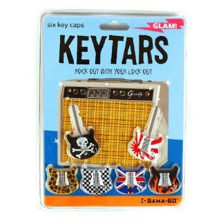 Schlüsselkappen KEYTARS GLAM   6er Set Spielzeug