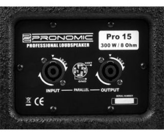 600 Watt Multifunktionsbox 15/2 Pronomic Pro15 Passiv