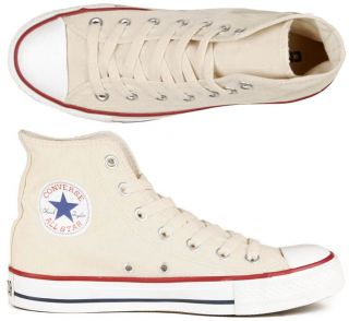 Converse Schuhe Chucks All Star Hi white weiß beige (OX,Light