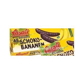 CASALI Schoko Bananen 48 Stück XL Packung Riesenpackung 600 Gramm